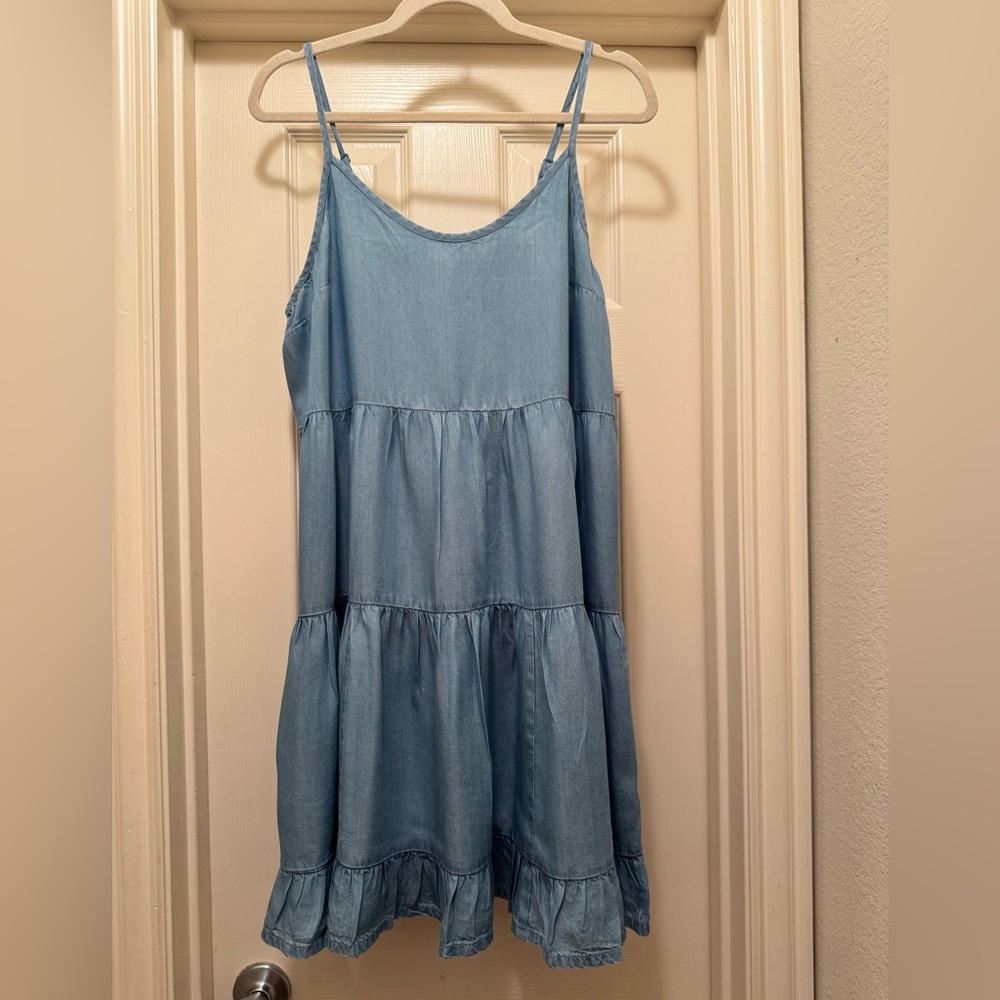 EUC Mossimo Light Denim Sundress Size Large